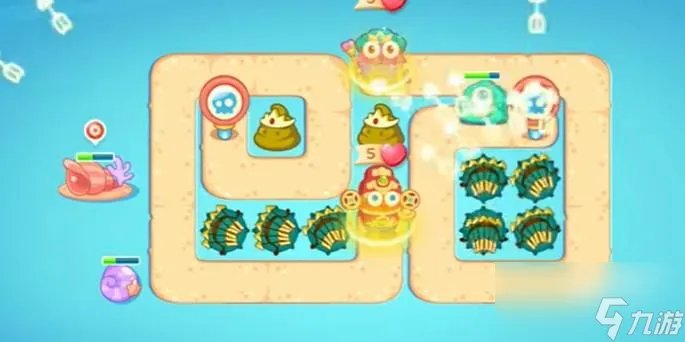 保卫萝卜3阿秋之旅深海冒险第五关怎么过