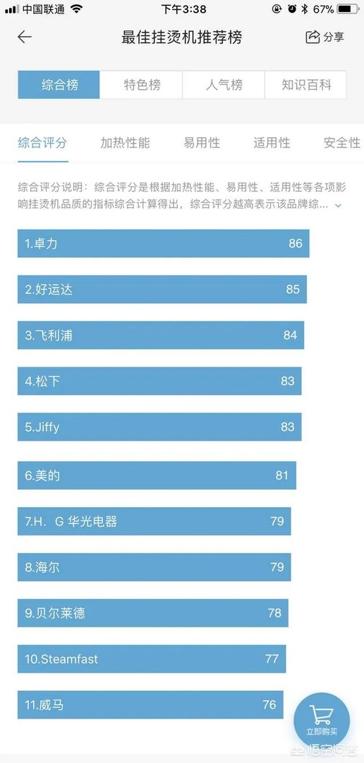 哪个牌子的挂烫机质量好？