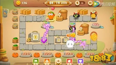 保卫萝卜3集市地图第21关图文攻略