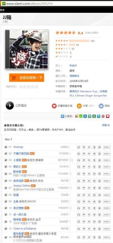 求助 JJ的always online英文版 叫什么名字