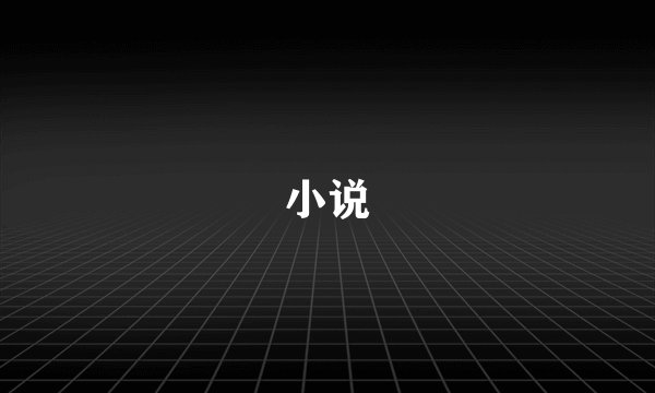 小说