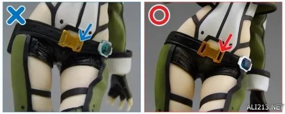 正版手办与盗版邪神大比拼 比一比就可以看出真假！