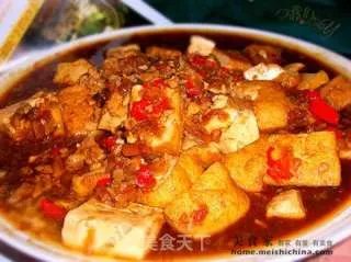 家常菜肴@@冬菜肉碎烧豆腐