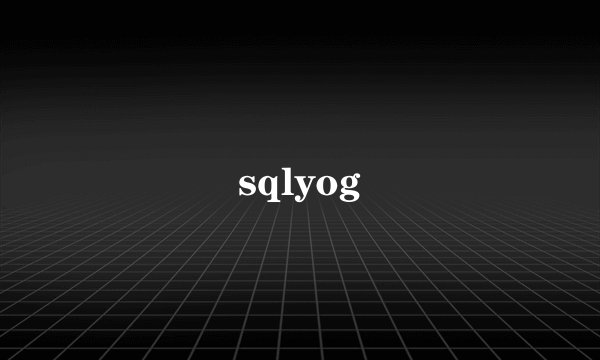 sqlyog