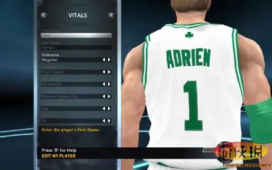 《NBA 2K12》梦幻精灵修改器使用方法