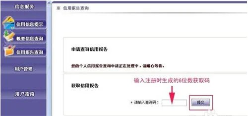 个人信用查询系统  网上怎么查个人信用